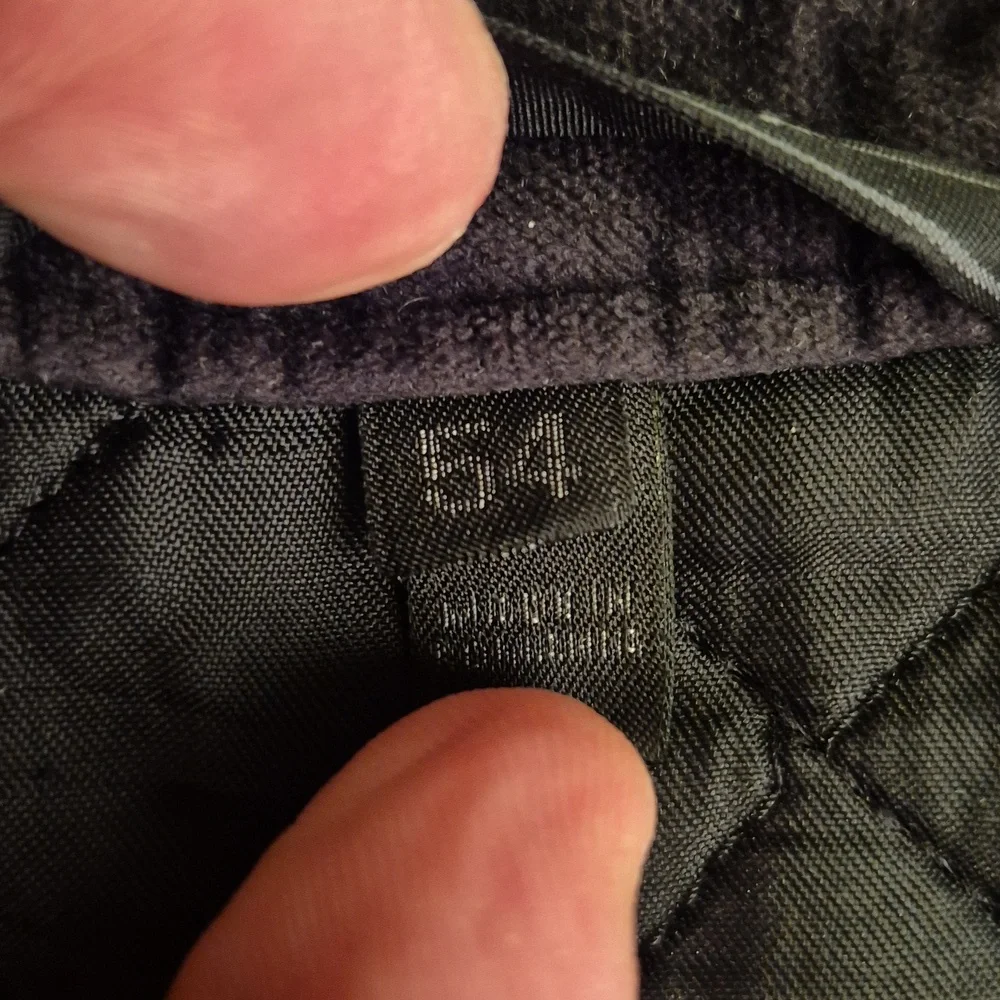 BELSTAFF Romania Black Quilted Sz 54 XL Mens Hunting Style‎ Full Button Vest